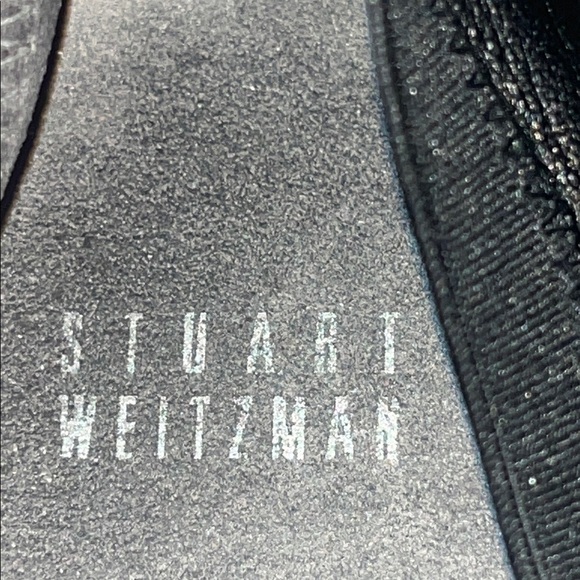 Stuart Weitzman women’s Black Leather Flats size 6.5 - Picture 4 of 7